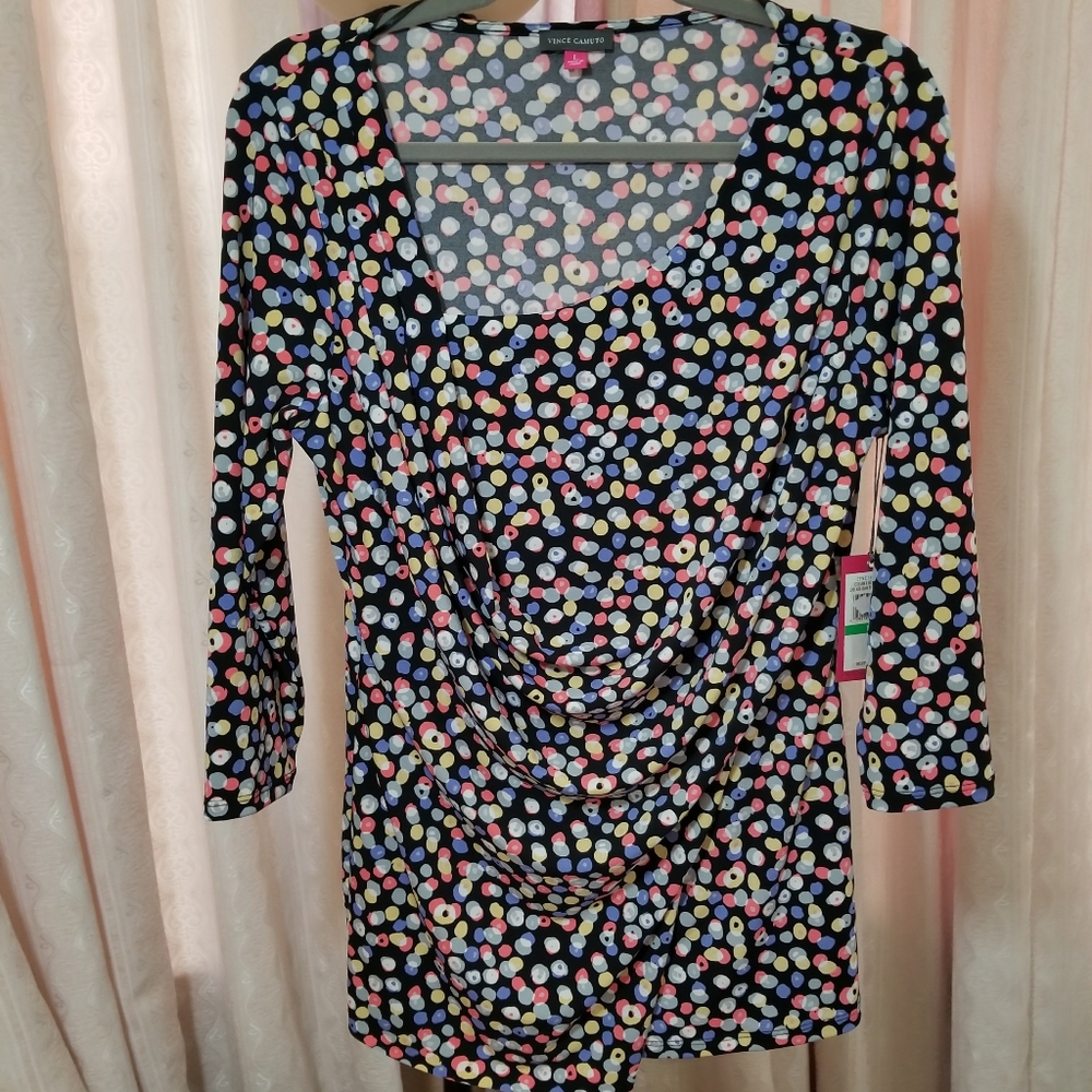 Vince Camuto top - unique neckline